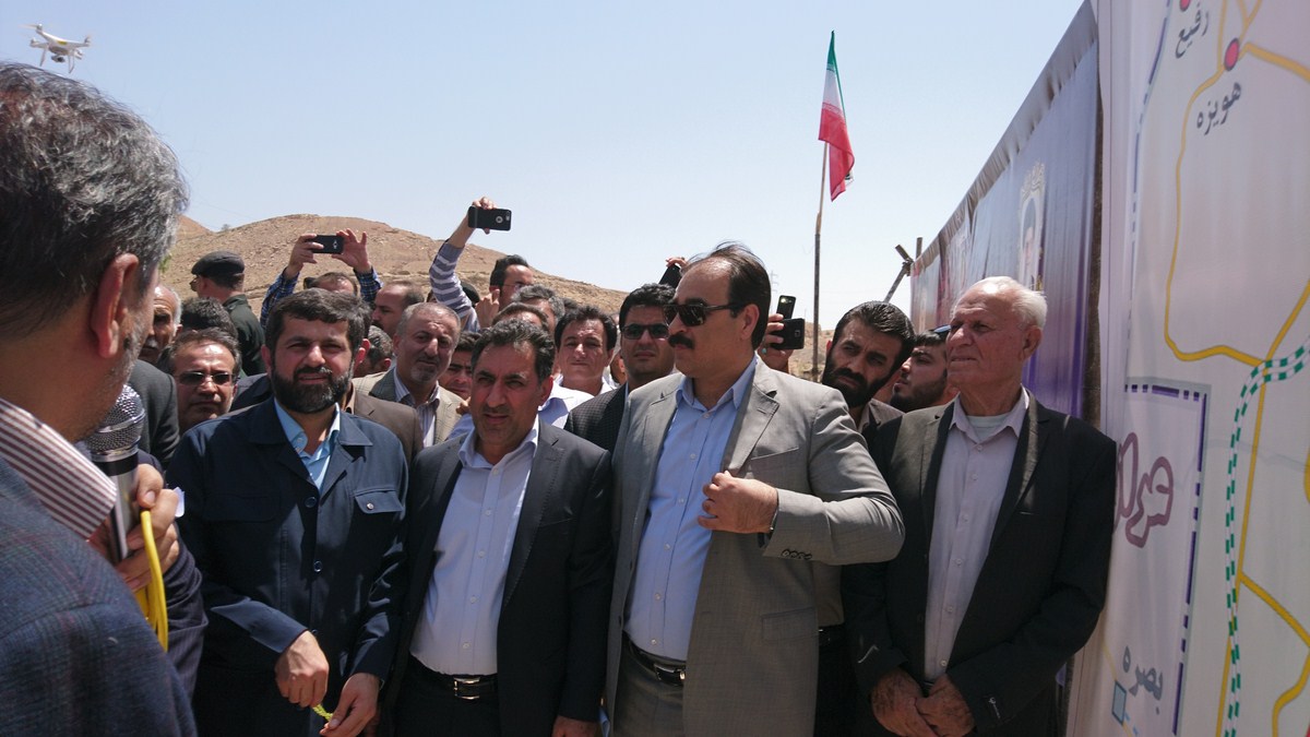 آغاز عملیات اجرایی احداث باند دوم بزرگراه هفتکل - باغملک با حضور استاندار خوزستان