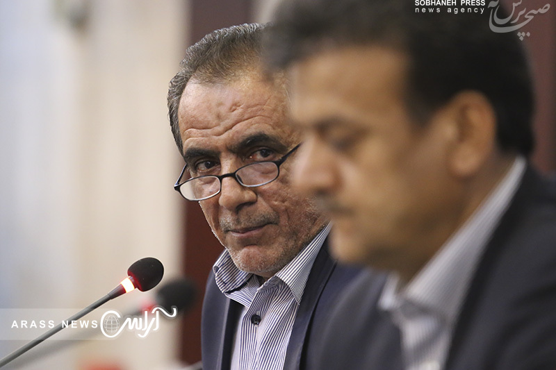 گزارش تصويري/ نشست خبري مشترك  مديرعامل شهرك هاي صنعتي  و مديركل صنعت، معدن و تجارت استان خوزستان