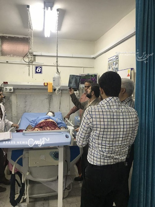 عیادت استاندار خوزستان از محيط بان فداكار شهرستان اميديه