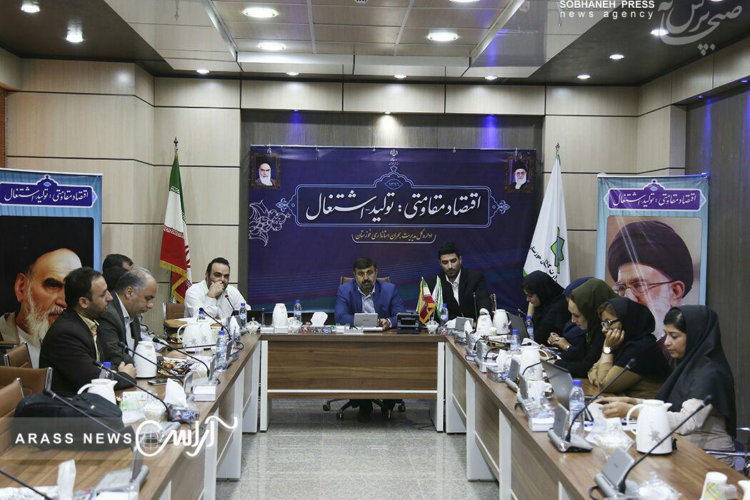 گزارش تصویری/نشست خبری مدیرکل مدیریت بحران استانداری خوزستان با اصحاب رسانه