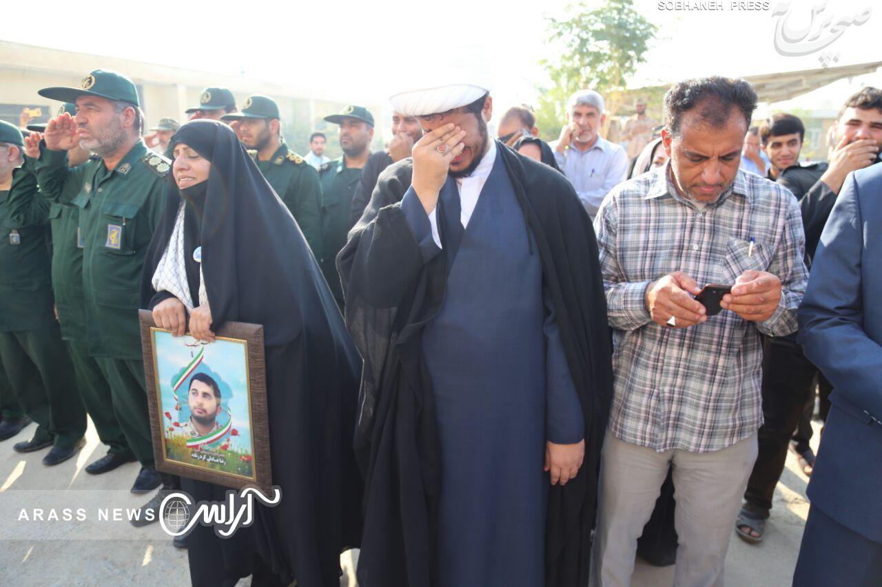 گزارش تصويري/ مراسم باشكوه تشييع پيكر مطهر سجاد باوي شهيد مدافع حرم