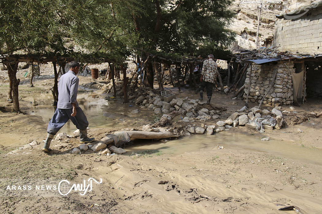 گزارش تصويري/ مناطق سيل زده مرغزار امام زاده عبدالله ، صیدون باغملک