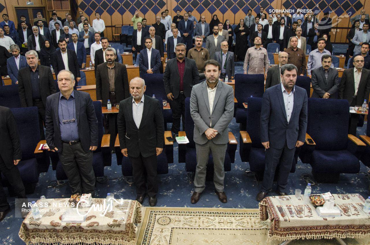 گزارش تصویری/ همایش مشترک فرمانداران و منتخبین دوره پنجم شوراهای اسلامی شهر و روستای در خوزستان