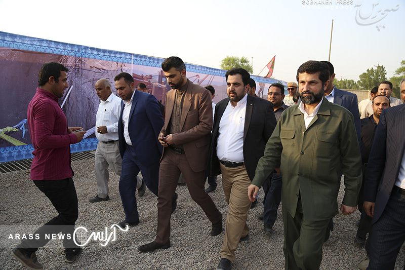 گزارش تصويري/آیین افتتاح آبرسانی به شهرهای دشت آزادگان و آغاز عملیات اجرایی آبرسانی به پایانه مرزی چذابه