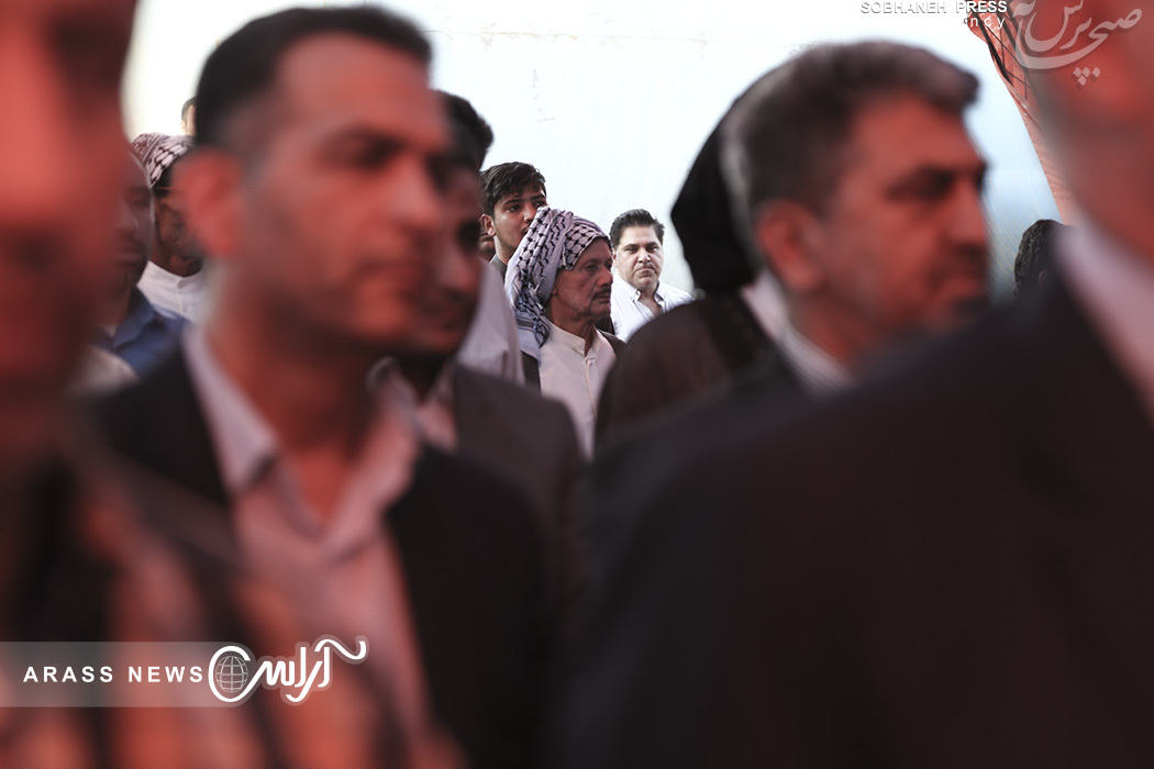 گزارش تصويري/آیین افتتاح آبرسانی به شهرهای دشت آزادگان و آغاز عملیات اجرایی آبرسانی به پایانه مرزی چذابه