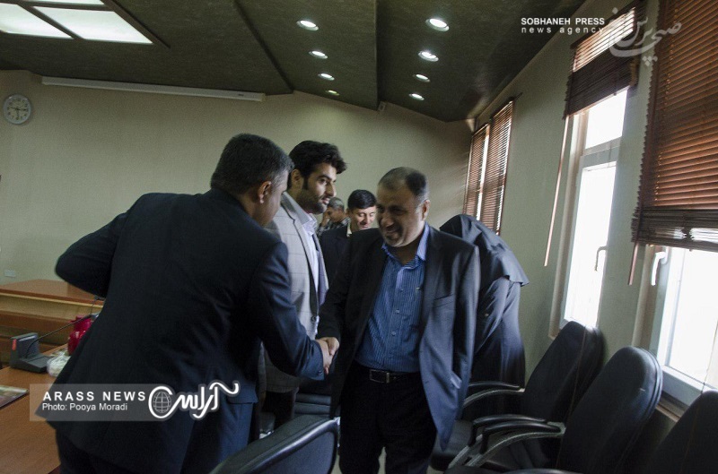 گزارش تصویری/ آخرین جلسه شهرداری اهواز سید خلف موسوی با معاونین