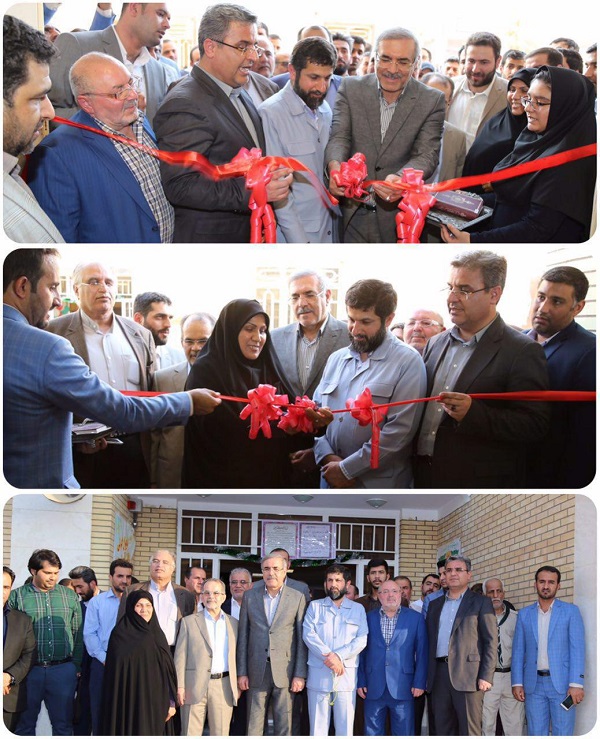 آیین افتتاح بهره برداری از پروژه 12 کلاسه دخترانه دکتر معین آبادان