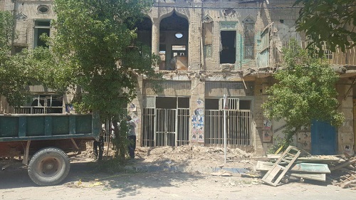 تخریب خانه تاریخی بچاری در آبادان آغاز شد!