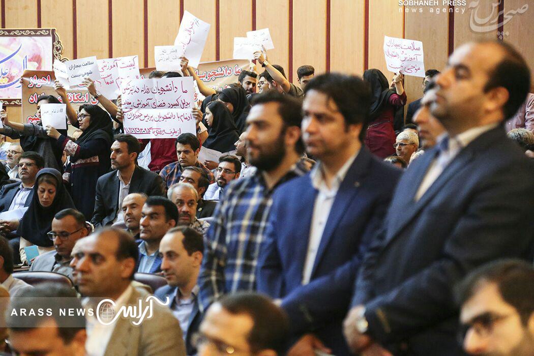 حاشیه های تصویری مراسم تودیع و معارفه رییس دانشگاه علوم پزشکی اهواز