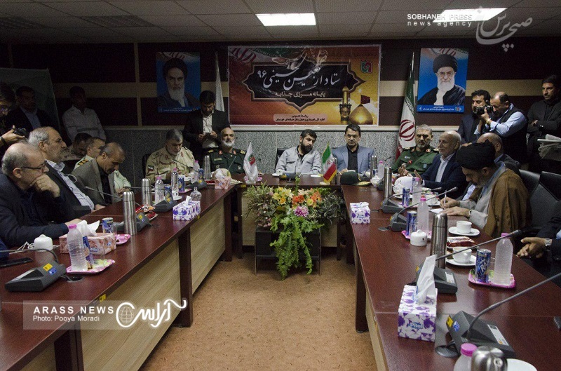 گزارش تصویری/ جلسه ستاد اربعین در پایانه مرزی چذابه