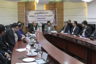 نشست معاون فرهنگی شهرداری اهواز با مدیرکل اجتماعی وفرهنگی استانداری