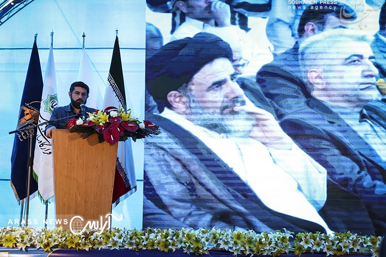 گزارش تصویری/ آیین طرح آبرسانی بستان به پایانه مرزی چذابه با حضور وزیر نیرو و مسئولان استانی در بستان