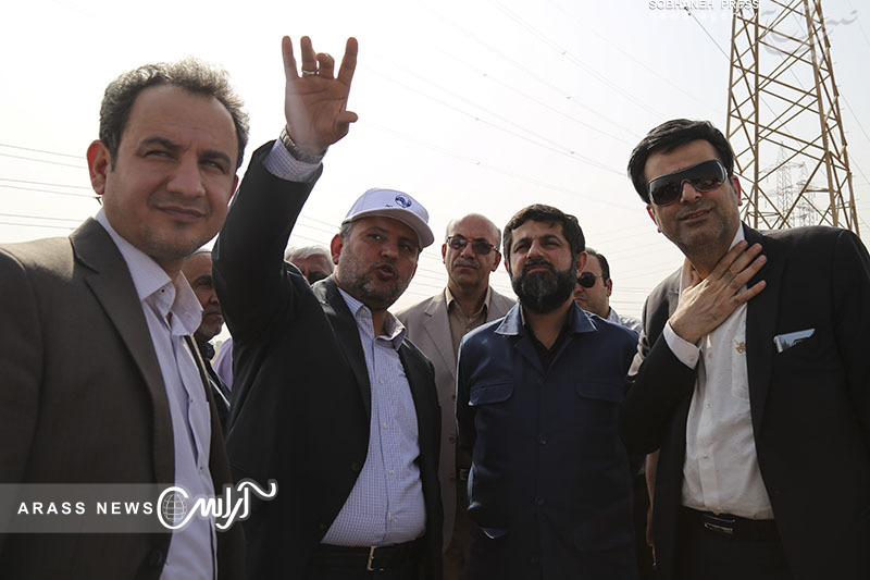 گزارش تصویری/ بازدید استاندار خوزستان و شهردار اهواز  از پروژه های عمرانی شهرداری اهواز