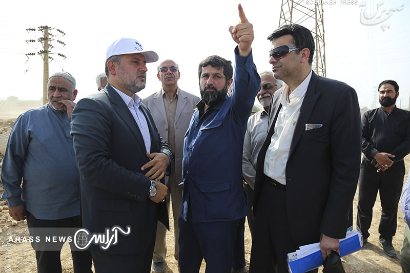 گزارش تصویری/ بازدید استاندار خوزستان و شهردار اهواز  از پروژه های عمرانی شهرداری اهواز