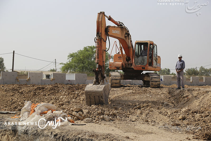 گزارش تصویری/ بازدید استاندار خوزستان و شهردار اهواز  از پروژه های عمرانی شهرداری اهواز