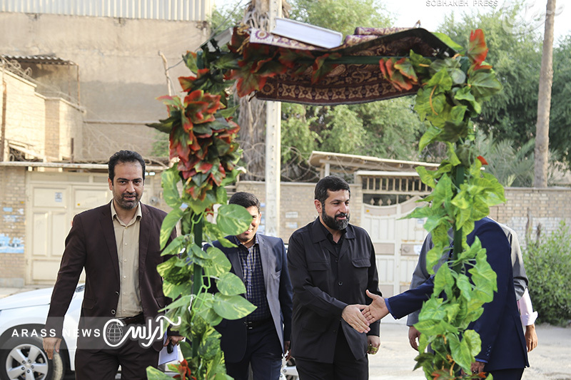 گزارش تصویری / بازدید استاندار از هنرستان دخترانه حضرت آمنه و نواختن زنگ پدافند غیر عامل