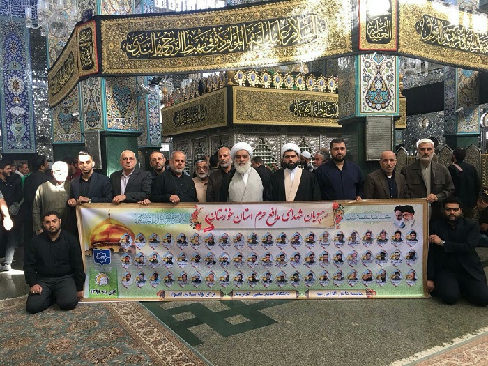 دیدار صمیمانه نماینده ولی فقه و رئیس مرکز لوله سازی اهواز با مدافعان حرم در سوریه / محمدزاده: نابودی داعش نزدیک است