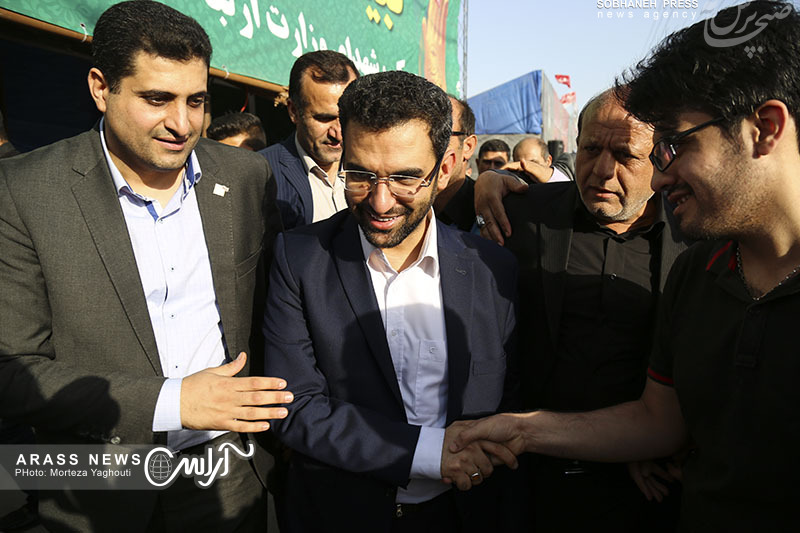 حاشیه های تصویری بازدید وزیر ارتباطات و فناوری اطلاعات از پایانه مرزی شلمچه