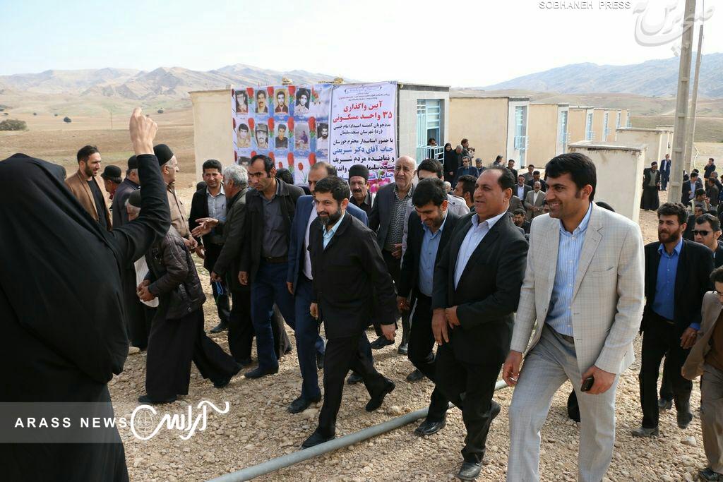 بازدید استاندار خوزستان از مناطق دورافتاده و روستاهای محروم شهرستان مسجدسلیمان به روایت تصویر