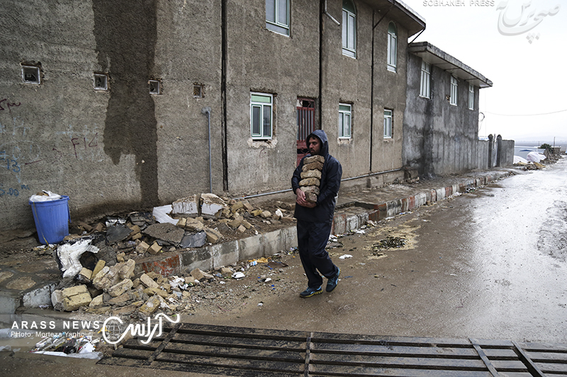 فاجعه تلخ زلزله کرمانشاه  روستای کوئیک حسن، سرپل ذهاب یک ماه پس از وقوع آن به روایت عکاس آراس +تصاویر