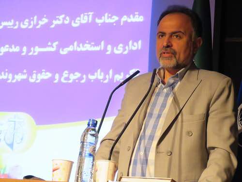 نشست سالانه بازرسان طرح تکریم ارباب رجوع خوزستان با حضور رئیس امور سلامت اداری و صیانت از حقوق مردم
