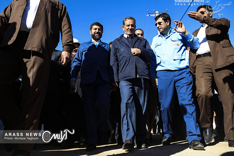گزارش تصویری/ آغاز عملیات اجرایی مجتمع پتروپالایش بختیاری مسجد سلیمان و‌ افتتاح کارخانه آلومینیوم کاوه مسجدسلیمان با حضور معاون اول رییس جمهور
