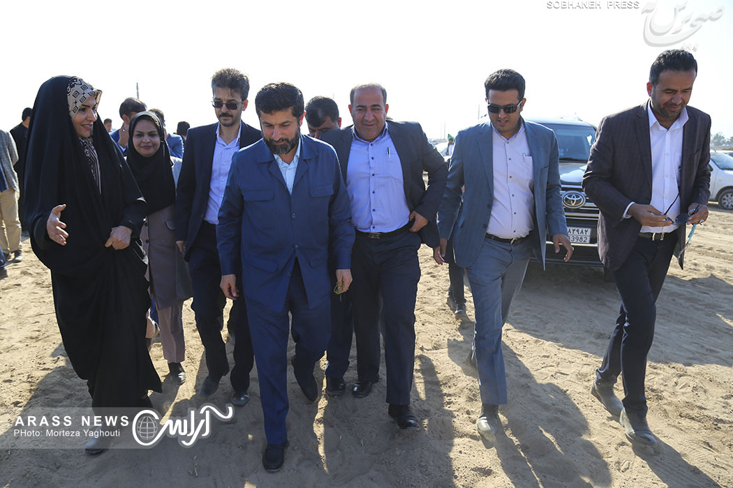 حاشیه های تصویری آغاز عملیات اجرایی پنج پروژه شهر جدید رامین،کشتارگاه صنعتی و نیروگاه خورشیدی