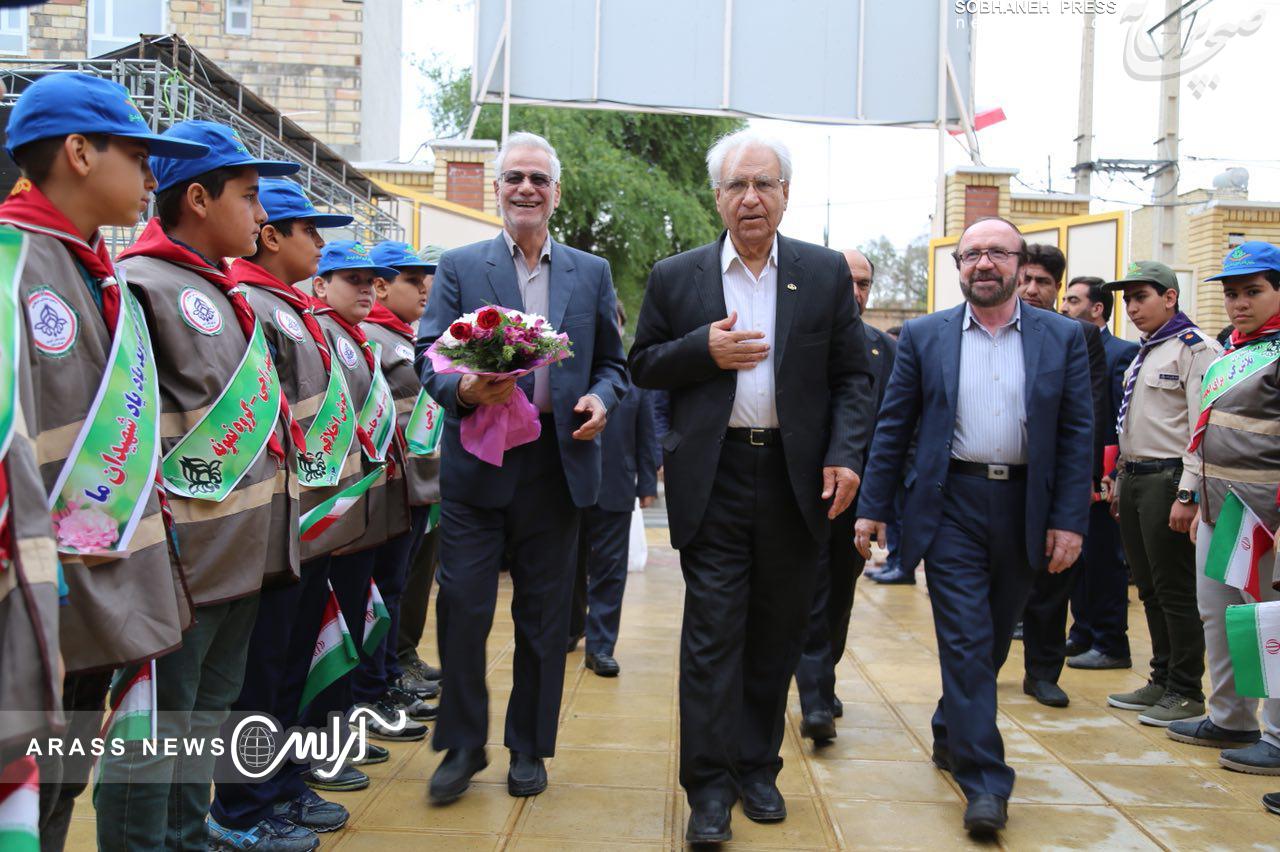 گزارش تصویری/ سفر وزیر آموزش و پرورش، رییس سازمان نوسازی مدارس کشور ،استاندار خوزستان به دزفول و اندیمشک