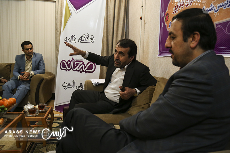 گزارش تصویری / نشست خبری مهندس مهران باباپور نایب رئیس شورای اسلامی کلانشهر اهواز در تحریریه آراس