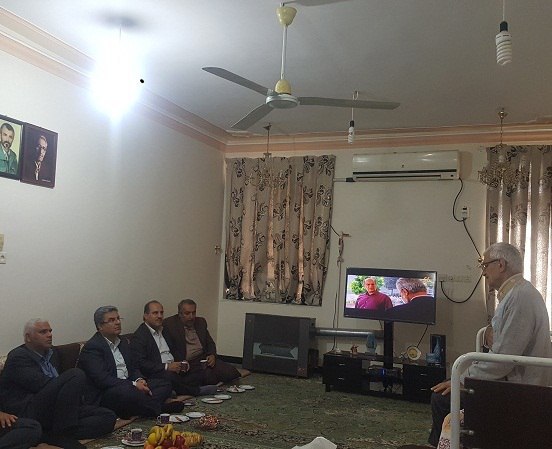 عیادت از خیر مدرسه ساز بهبهان
