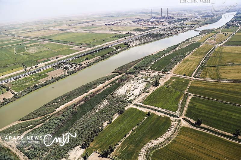 گزارش تصویری / بازدید امداد هوایی از اهواز در روز طبیعت