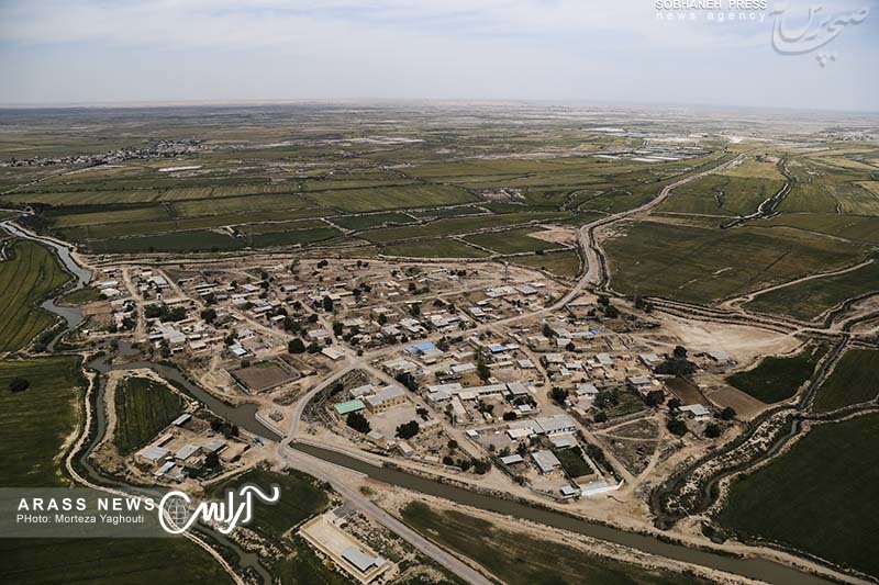 گزارش تصویری / گشت امداد هوایی هلال احمر خوزستان در روز طبیعت