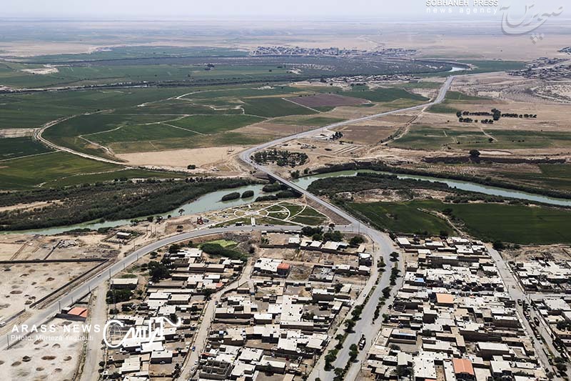 گزارش تصویری / گشت امداد هوایی هلال احمر خوزستان در روز طبیعت
