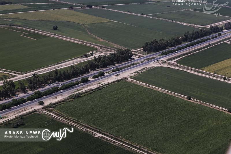 گزارش تصویری / گشت امداد هوایی هلال احمر خوزستان در روز طبیعت