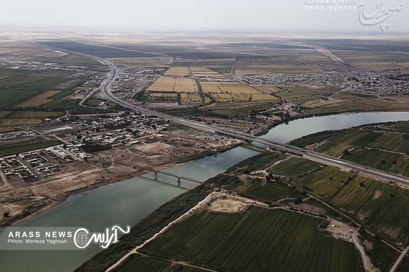 گزارش تصویری / گشت امداد هوایی هلال احمر خوزستان در روز طبیعت