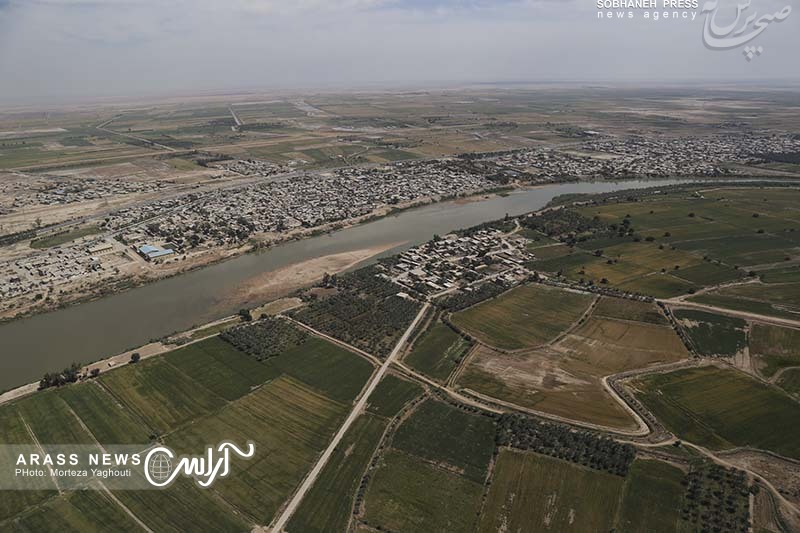 گزارش تصویری / گشت امداد هوایی هلال احمر خوزستان در روز طبیعت