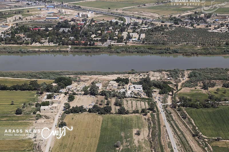 گزارش تصویری / گشت امداد هوایی هلال احمر خوزستان در روز طبیعت