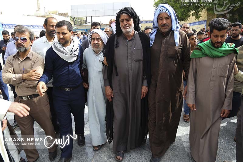 گزارش تصویری / مراسم تشییع و خاکسپاری شهید مدافع حرم سيد عمار موسوی