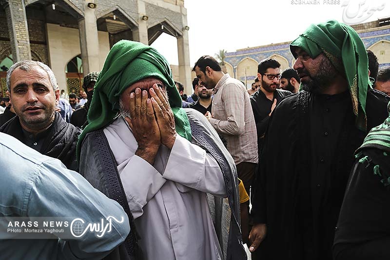 گزارش تصویری / مراسم تشییع و خاکسپاری شهید مدافع حرم سيد عمار موسوی
