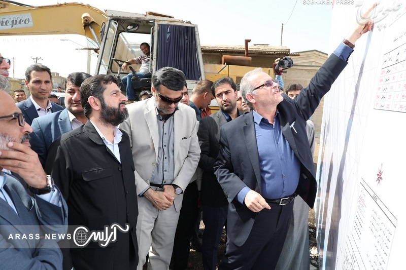پروژه های ارتقای کیفیت آب آشامیدنی شهروندان اهوازی کلید خورد+تصاویر