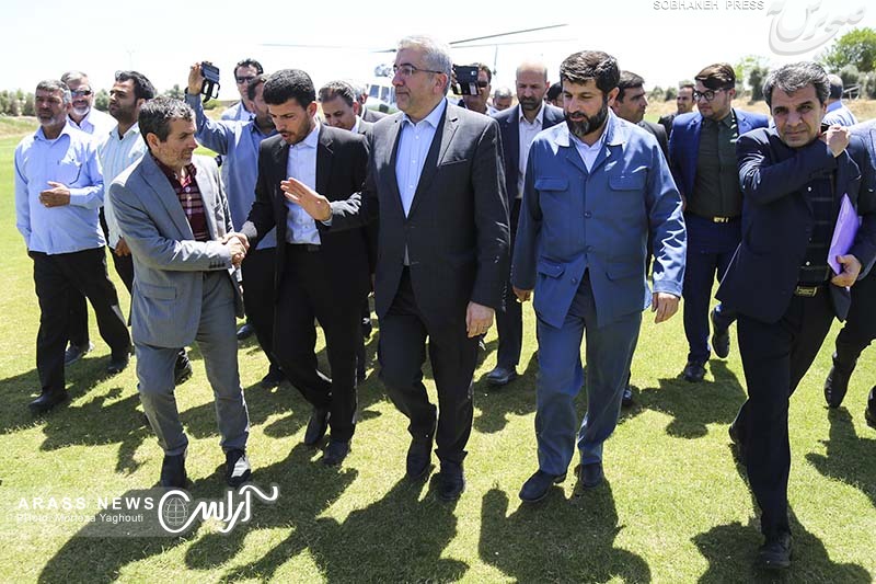 گزارش تصویری / آیین افتتاح فاز نخست طرح جامع آبرسانی شهرستان دزفول با حضور وزیر نیرو به روایت تصویر