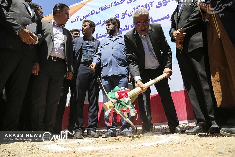 گزارش تصویری / آیین افتتاح فاز نخست طرح جامع آبرسانی شهرستان دزفول با حضور وزیر نیرو به روایت تصویر