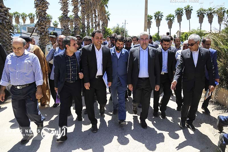 گزارش تصویری / آیین افتتاح فاز نخست طرح جامع آبرسانی شهرستان دزفول با حضور وزیر نیرو به روایت تصویر