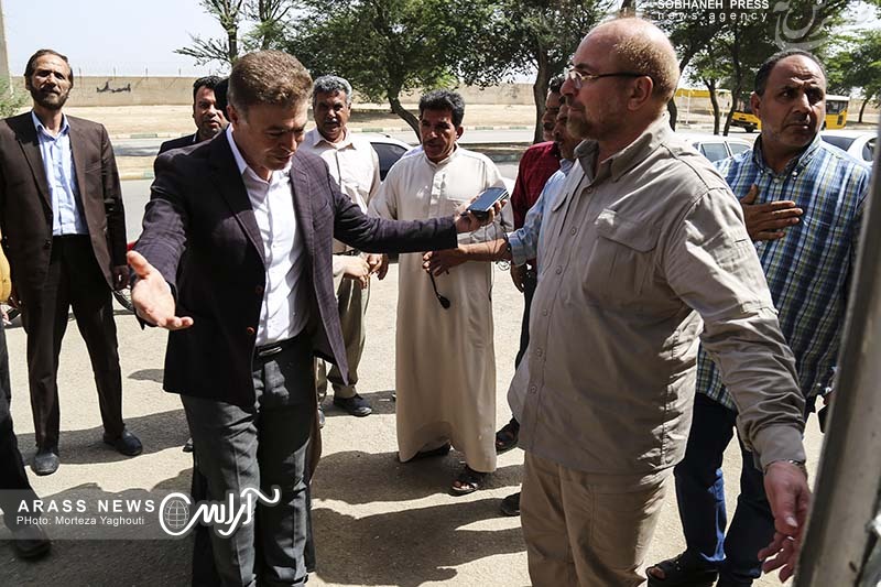 گزارش تصویری / بازدید شهردار کلانشهر اهواز و شهردار سابق تهران از منطقه کوی الصافی اهواز