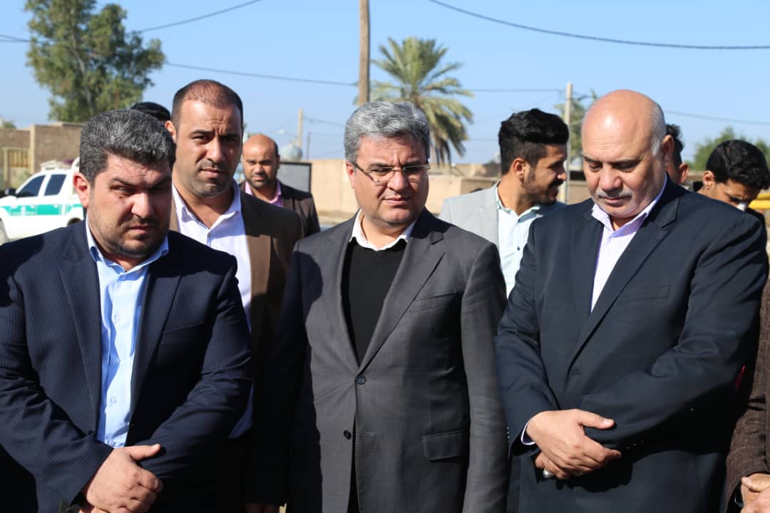 کلنگ همزمان ۷مدرسه در منطقه دشت آزادگان به زمین زده شد