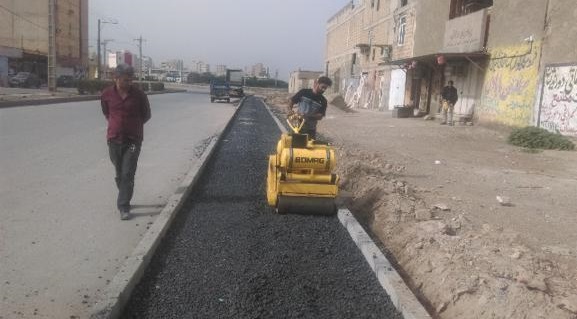 عملیات پیاده روسازی سطح منطقه ۳