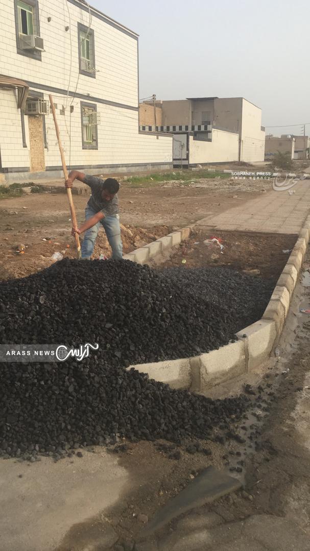 عملیات پیاده روسازی سطح منطقه ۳