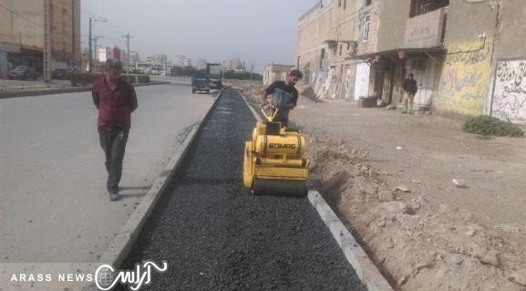 عملیات پیاده روسازی سطح منطقه ۳