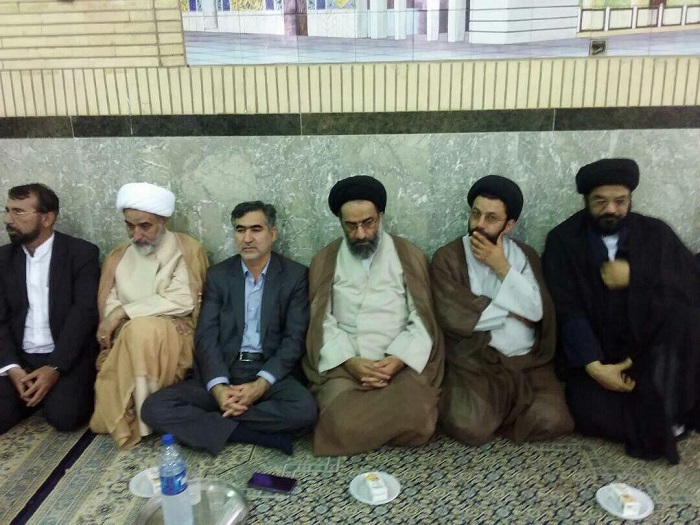 کلنگ زنی مقبره امامزاده عبدلله دهستان دهملا در هندیجان