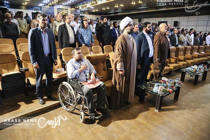 گزارش تصویری / آیین نکوداشت جانبازان مدافع حرم شهرستان اهواز